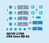 Trumpeter 06749 USS Iowa BB-61 1/700