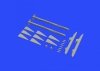 Eduard 648433 R-23T missiles for MiG-23 EDUARD, TRUMPETER 1/48