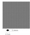 KA Models KA-00004 DIAMOND PATTERN MESH B 0.4mm X 0.7mm