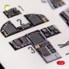 KELIK K48065 F-18C HORNET INTERIOR 3D DECALS FOR HASEGAWA KIT 1/48