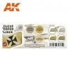 AK Interactive AK11712 CLEAR DOPED LINEN 3x17 ml