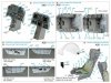 Quinta Studio QDS-32131 F/A-18D Early 3D-Printed & coloured Interior on decal paper (Academy) (Small version) 1/32
