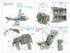 Quinta Studio QD48372 A-6A 3D-Printed & coloured Interior on decal paper (Kinetic) 1/48