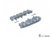 E.T. Model P35-069 WWII German KingTiger Single Workable Track (18 Teeth Late Type) ( 3D Printed ) 1/35