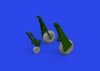 Eduard 672369 P-51D wheels block tread EDUARD 1/72
