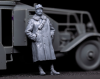 Copper State Models F35-026 Italian Armoured Car Officer in Fur Greatcoat 1/35