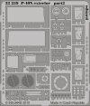 Eduard 32259 P-40N exterior HASEGAWA 1/32