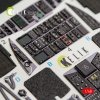 KELIK K48050 MH-60K BLACK HAWK INTERIOR 3D DECALS FOR ITALERI KIT 2666 1/48