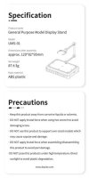 DSPIAE UMS-01CR General Purpose Model Display Stand (Clear)