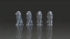 RT-Diorama 35666 Lion Statues Set (4pcs.) 1/35
