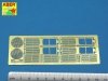 Aber 35G26 Grilles for german tank Standardpanzer E-75 or E-50 (1:35)
