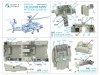 Quinta Studio QDS-35104 AH-64DI Saraf 3D-Printed & coloured Interior on decal paper (Takom) (Small version) 1/35
