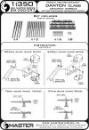 Master SM-350-097 Lufy dział francuskiego predrednota Danton - 305mm (4 szt.), 240mm (12 szt.), 75mm (16 szt.), 47mm (8 szt.) (1:350)