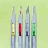Modelcraft PKN3216-S 4 Pce Retractable Safety Knife Set