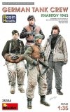 MiniArt 35354 German Tank Crew Kharkov 1943 (Resin Heads) 1/35