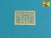 Aber 35A128 Soviet smoke Discharges system for BMP-1 902V “Tucha” with rack (1:35)