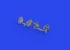 Eduard 632193 Bf 109E rudder pedals late PRINT 1/32