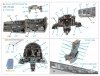 Quinta Studio QD+48341 F-4G early 3D-Printed & coloured Interior on decal paper (Meng) (with 3D-printed resin parts) 1/48