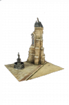 RT-Diorama 35038 Diorama Base: Small Church Corner Forgotten Sanctuary 1/35