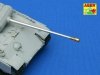 Aber 72L-33 Zestaw 5 luf do niemieckich czołgowych karabinów maszynowych MG 34 / Set of 5 Barrels for German Tank MG 34 machine guns 1/72
