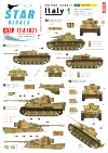 Star Decals 72-A1021 German tanks in Italy # 1. Sicilly 1943 1/72