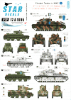 Star Decals 72-A1006 BT-5 m/1933, BT-42 Assault Gun, T-28 m/1938 and T-28 m/1940 1/72