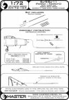 Master AM-72-104 Sukhoi Su-9 / Sukhoi Su-11 (Fishpot / Fishpot C) - Pilot Tubes and missile rails heads 1:72