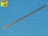 Aber BR08 Pręty mosiężne Ø 0,8mm długość 245mm x 6 szt. / Brass round rods Ø 0,8mm length 245mm x 6 pcs.