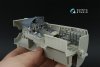 Quinta Studio QD+32252 F-15C PAD-upgraded 3D-Printed & coloured Interior on decal paper (Tamiya) (with 3D-printed resin parts) 1/32