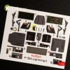 KELIK K48049 F-35A LIGHTNING II INTERIOR 3D DECALS FOR MENG KIT 1/48