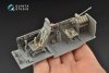 Quinta Studio QD32090 Ju 87B-2/R-2 3D-Printed & coloured Interior on decal paper ( Trumpeter ) 1/32