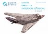 Quinta Studio QD48169 F-117A 3D-Printed & coloured Interior on decal paper (for Tamiya kit) 1/48