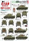 Star Decals 72-A1039 British Sherman Firefly. 75th D-Day Special. Mk Ic and Mk Vc Firefly 1/72