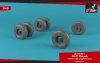 Armory Models AW48311 CH-47 Chinook wheels w/ weighted tires 1/48