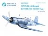 Quinta Studio QD72022 F4U-1A Corsair 3D-Printed & coloured Interior on decal paper (for Tamiya kit) 1/72