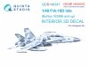 Quinta Studio QDS+48347 FA-18D late 3D-Printed coloured Interior on decal paper (Hasegawa) (with 3D-printed resin parts) (Small version) 1/48