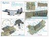 Quinta Studio QD32155 F-15C Early/F-15A/F-15J early 3D-Printed & coloured Interior on decal paper (Tamiya) 1/32