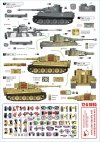 Star Decals 72-A1095 Tiger I. sPzAbt 502 # 1. Initial / Early / Mid production Tigers. 1/72