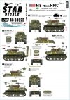 Star Decals 48-B1022 US M8 HMC - 75mm Howitzer. D-Day and France in 1944. 1/48