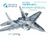 Quinta Studio QD48025 MiG-29AS (Slovak AF version) 3D-Printed & coloured Interior on decal paper (for GWH kits) 1/48