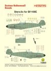 Techmod 72055 - Stencils for Bf 109E (1:72)