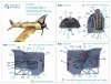Quinta Studio QD32096 Tempest Mk.II 3D-Printed & coloured Interior on decal paper (Special Hobby/Revell) 1/32