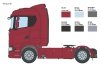 Italeri 3971 Scania S770 4x2 Normal Roof Grey Cab 1/24
