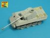 Aber 35L-245 7,5 cm barrel with muzzle brake for Panther Ausf.A (1:35)
