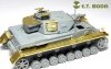 E.T. Model E72-007 WWII German Pz.Kpfw.IV Ausf. F1 For DRAGON 7321 1/72