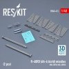 RESKIT RS48-0413 R-40RD (AA-6 ACRID) MISSILES (2 PCS) 1/48