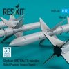 RESKIT RS72-0520 Skyflash (RB71/Av.71) missiles (4 pcs) (3D Printed) 1/72