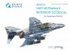 Quinta Studio QD48132 F-4S 3D-Printed & coloured Interior on decal paper (for ZM SWS kit) 1/48