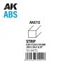 AK Interactive AK6712 STRIPS 0.50 X 5.00 X 350MM – ABS STRIP – 10 UNITS PER BAG