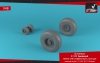 Armory Models AW48320 F-111E/F Aardvark / EF-111A Raven wheels w/ weighted tyres 1/48